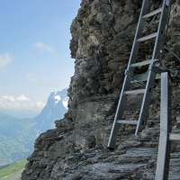 A Little Bit of the Eiger - the Rotstock Via Ferrata