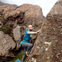 Trying out the new North Wales Bouldering guidebook